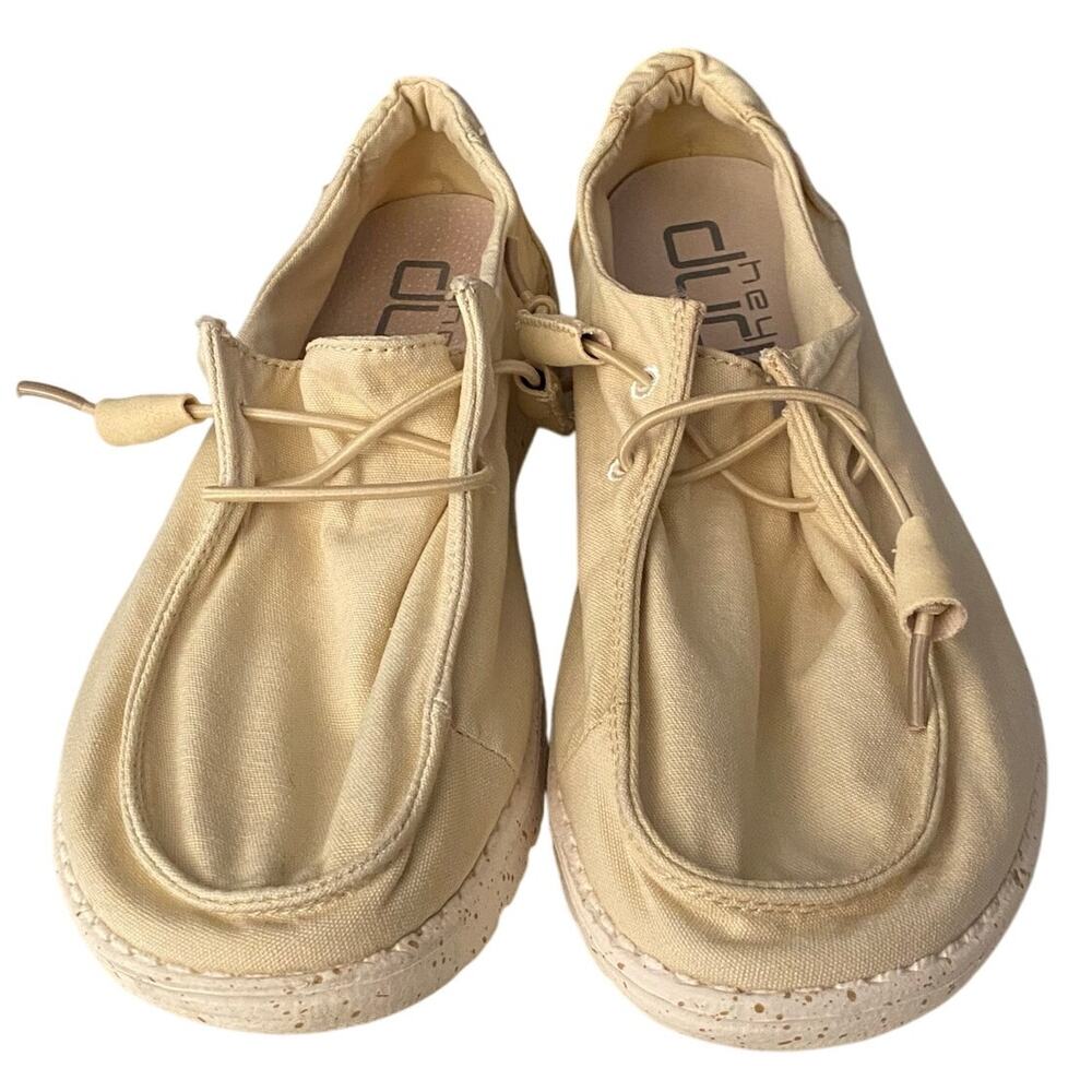 Hey Dude "Wendy" Women's Shoes, Beige, Size 8, Comfort, Casual, Slip On, Flats